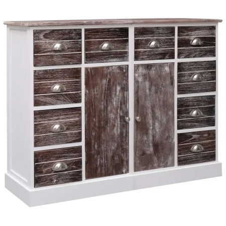 Sideboard with 10 brown wood drawers 113x30x79 cm by vidaXL, Sideboards - Ref: Foro24-284174, Price: 212,34 €, Discount: %