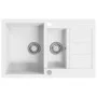 Küchenspüle aus Granit mit zwei Becken weiß von , Sinkt - Ref: Foro24-144859, Preis: 211,28 €, Rabatt: %
