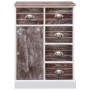 Sideboard mit 10 braunen Holzschubladen 113x30x79 cm von vidaXL, Sideboards - Ref: Foro24-284174, Preis: 213,82 €, Rabatt: %