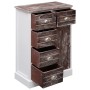 Sideboard with 10 brown wood drawers 113x30x79 cm by vidaXL, Sideboards - Ref: Foro24-284174, Price: 213,96 €, Discount: %