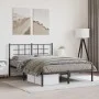 Bettgestell mit schwarzem Metallkopfteil 140x190 cm von , Betten und Lattenroste - Ref: Foro24-355561, Preis: 85,84 €, Rabatt: %