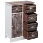 Sideboard with 10 brown wood drawers 113x30x79 cm by vidaXL, Sideboards - Ref: Foro24-284174, Price: 212,34 €, Discount: %
