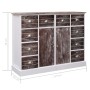 Sideboard with 10 brown wood drawers 113x30x79 cm by vidaXL, Sideboards - Ref: Foro24-284174, Price: 213,96 €, Discount: %