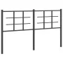 Kopfteil aus schwarzem Metall, 160 cm von , Kopf- und Fußteile - Ref: Foro24-355596, Preis: 35,44 €, Rabatt: %