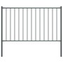 Grau pulverbeschichtetes Stahlzaunelement und Pfosten 1,7 x 1 m von vidaXL, Zaunpaneele - Ref: Foro24-145213, Preis: 67,31 €,...
