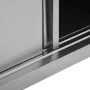 Küchenwandschrank mit Schiebetüren aus Stahl 150x40x50 cm von vidaXL, Lebensmittelbehälter - Ref: Foro24-51054, Preis: 259,93...