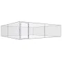 Outdoor galvanized steel dog kennel 4x4x1 m by vidaXL, Dog kennels and fences - Ref: Foro24-170820, Price: 232,15 €, Discount: %