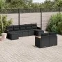 8-piece garden sofa set and black synthetic rattan cushions by , Garden sets - Ref: Foro24-3226398, Price: 540,20 €, Discount: %