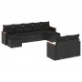 8-piece garden sofa set and black synthetic rattan cushions by , Garden sets - Ref: Foro24-3226398, Price: 540,20 €, Discount: %