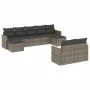 9-teiliges Gartenmöbel-Set und graue synthetische Rattankissen von , Gartensets - Ref: Foro24-3226403, Preis: 499,25 €, Rabat...