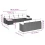 Garden sofa set with beige cushions 10 pieces synthetic rattan by , Garden sets - Ref: Foro24-3226415, Price: 644,51 €, Disco...