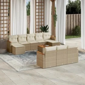 11-piece garden sofa set with beige synthetic rattan cushions by , Garden sets - Ref: Foro24-3226422, Price: 692,42 €, Discou...