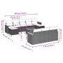 11-piece garden sofa set with beige synthetic rattan cushions by , Garden sets - Ref: Foro24-3226422, Price: 692,42 €, Discou...
