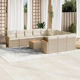 12-piece garden sofa set and brown synthetic rattan cushions by , Garden sets - Ref: Foro24-3226436, Price: 755,49 €, Discoun...