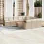 12-piece garden sofa set and brown synthetic rattan cushions by , Garden sets - Ref: Foro24-3226436, Price: 754,16 €, Discoun...