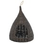 Katzenhaus mit Tipi-Kissenform aus naturgrauer Weide, 40 x 60 cm von vidaXL, Katzenmöbel - Ref: Foro24-170778, Preis: 95,54 €...