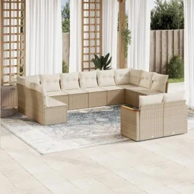 12-piece garden sofa set and brown synthetic rattan cushions by , Garden sets - Ref: Foro24-3226443, Price: 785,47 €, Discoun...
