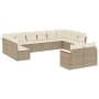 12-piece garden sofa set and brown synthetic rattan cushions by , Garden sets - Ref: Foro24-3226443, Price: 728,70 €, Discoun...