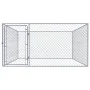 Perrera de exterior de acero galvanizado 2x2x1 m de vidaXL, Casetas y cercados para perros - Ref: Foro24-170819, Precio: 162,...