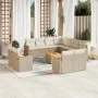 12-teiliges Gartensofa-Set und braune synthetische Rattankissen von , Gartensets - Ref: Foro24-3226506, Preis: 909,09 €, Raba...