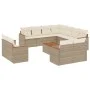 12-teiliges Gartensofa-Set und braune synthetische Rattankissen von , Gartensets - Ref: Foro24-3226506, Preis: 909,09 €, Raba...