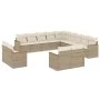 Garden sofa set with cushions 13 pieces beige synthetic rattan by , Garden sets - Ref: Foro24-3226527, Price: 966,08 €, Disco...
