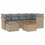 Garden sofa set with beige cushions mix 7 pieces PE rattan by , Garden sets - Ref: Foro24-3255828, Price: 467,11 €, Discount: %