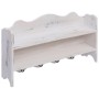 Weiße Wandgarderobe aus Holz, 50x10x30 cm von vidaXL, Hut- und Garderobenständer - Ref: Foro24-284235, Preis: 62,93 €, Rabatt: %