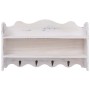 Weiße Wandgarderobe aus Holz, 50x10x30 cm von vidaXL, Hut- und Garderobenständer - Ref: Foro24-284235, Preis: 62,93 €, Rabatt: %