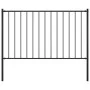 Fence panel and steel posts black powder coating 1.7x1.25m by vidaXL, fence panels - Ref: Foro24-145211, Price: 58,59 €, Disc...