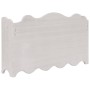 White wooden wall coat rack 50x10x30 cm by vidaXL, Hat and coat racks - Ref: Foro24-284235, Price: 62,93 €, Discount: %