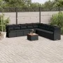 Garden sofa set 10 pieces with black synthetic rattan cushions by , Garden sets - Ref: Foro24-3256020, Price: 600,38 €, Disco...