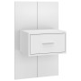 Glänzend weißer Wand-Nachttisch von vidaXL, Nachttische - Ref: Foro24-810983, Preis: 28,70 €, Rabatt: %