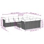 11-teiliges Gartensofa-Set und schwarze synthetische Rattankissen von , Gartensets - Ref: Foro24-3256167, Preis: 672,41 €, Ra...