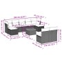 Garden sofa set with beige cushions 10 pieces synthetic rattan by , Garden sets - Ref: Foro24-3256192, Price: 596,74 €, Disco...