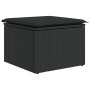 Gartensofa-Set 10-teilig mit schwarzen synthetischen Rattankissen von , Gartensets - Ref: Foro24-3256202, Preis: 616,01 €, Ra...