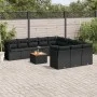 Garden sofa set 12 pieces with black synthetic rattan cushions by , Garden sets - Ref: Foro24-3256237, Price: 768,01 €, Disco...
