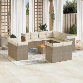 12-piece garden sofa set and brown synthetic rattan cushions by , Garden sets - Ref: Foro24-3256275, Price: 869,39 €, Discoun...