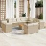 14-piece garden sofa set with beige synthetic rattan cushions by , Garden sets - Ref: Foro24-3256289, Price: 988,16 €, Discou...