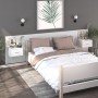 Glänzend weißer Wand-Nachttisch von vidaXL, Nachttische - Ref: Foro24-810983, Preis: 28,70 €, Rabatt: %