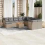 Garden sofa set with beige cushions mix 12 pieces PE rattan by , Garden sets - Ref: Foro24-3256311, Price: 759,11 €, Discount: %