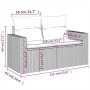 Garden sofa set with cushions 4 pieces beige synthetic rattan by , Garden sets - Ref: Foro24-3256324, Price: 287,30 €, Discou...