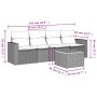 Garden sofa set with beige cushions mix 5 pieces PE rattan by , Garden sets - Ref: Foro24-3256332, Price: 342,84 €, Discount: %