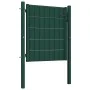 Grünes Zauntor aus PVC und Stahl, 100 x 81 cm von vidaXL, Gartentore - Ref: Foro24-145227, Preis: 112,61 €, Rabatt: %