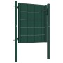 Grünes Zauntor aus PVC und Stahl, 100 x 81 cm von vidaXL, Gartentore - Ref: Foro24-145227, Preis: 112,61 €, Rabatt: %
