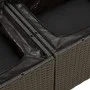 8-teiliges Gartensofa-Set und schwarze synthetische Rattankissen von , Gartensets - Ref: Foro24-3256370, Preis: 603,84 €, Rab...