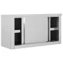 Küchen-Wandschrank Stahlschiebetüren 90x40x50 cm von vidaXL, Lebensmittelbehälter - Ref: Foro24-51052, Preis: 195,14 €, Rabat...