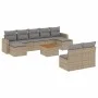 Garden sofa set with beige cushions 10 pieces synthetic rattan by , Garden sets - Ref: Foro24-3256654, Price: 593,03 €, Disco...