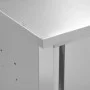 Armario pared de cocina puertas correderas acero 90x40x50 cm de vidaXL, Recipiente para comida - Ref: Foro24-51052, Precio: 1...
