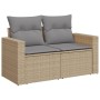 Gartensofa-Set mit beigem Kissenmix, 11-teilig aus PE-Rattan von , Gartensets - Ref: Foro24-3256661, Preis: 638,67 €, Rabatt: %